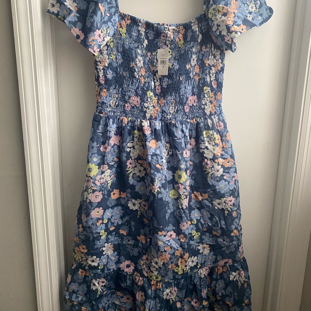 GAP Blue Floral Dress